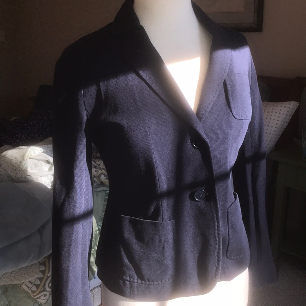 Navy Blue Lightweight Talbots Blazer